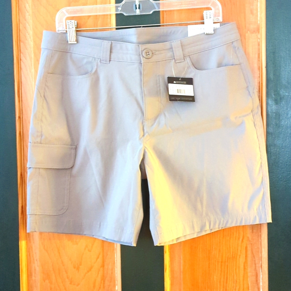 Eddie Bauer Womens Cargo Stretch Tech Hiking Shorts Sz 10 NWT